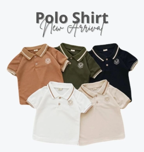 POLO SHIRT UNISEX | Kaos polo anak | Kaos anak UNISEX | Pokka by Akka Kids