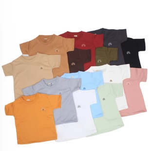 KAOS POLOS BAYI || KAOS POLOS ANAK UNISEX || BASIC TEE || Kaos polos bayi dan anak usia 0-8 tahun || Outfit baby and kids