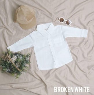 BASIC SHIRT - kemeja polos basic cowok dan cewek || by Akka Kids