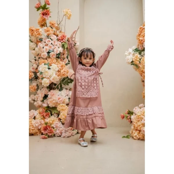 Zahra dress| dress anak | rok anak | baju lebaran anak perempuan | gamis anak | Akka Kids